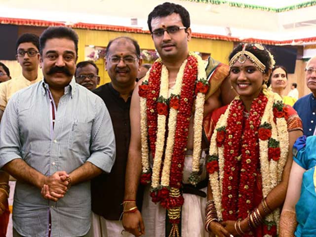 Kamal At Producer Srikanth Son Wedding Reception Latest Stills